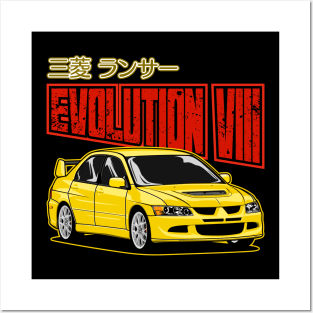 Lancer Evolution VIII Posters and Art